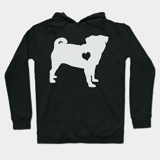 Adore Pugs Hoodie by Psitta